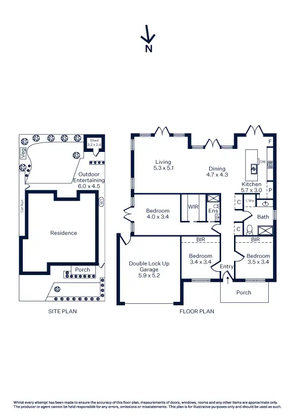 Floorplan of Homely house listing, 25 Percy Street, Newport VIC 3015