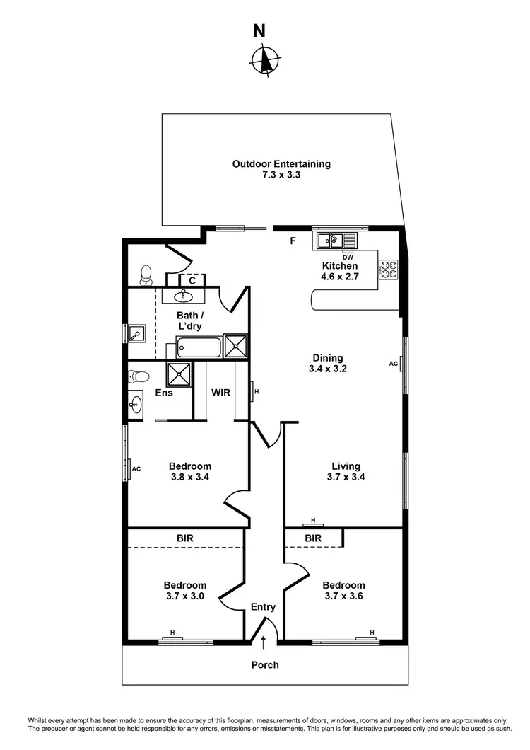 Floorplan of Homely house listing, 2 Newcastle Street, Newport VIC 3015