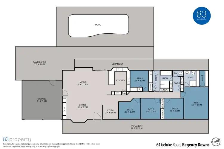 Floorplan of Homely house listing, 64 Gehrke Road, Regency Downs QLD 4341