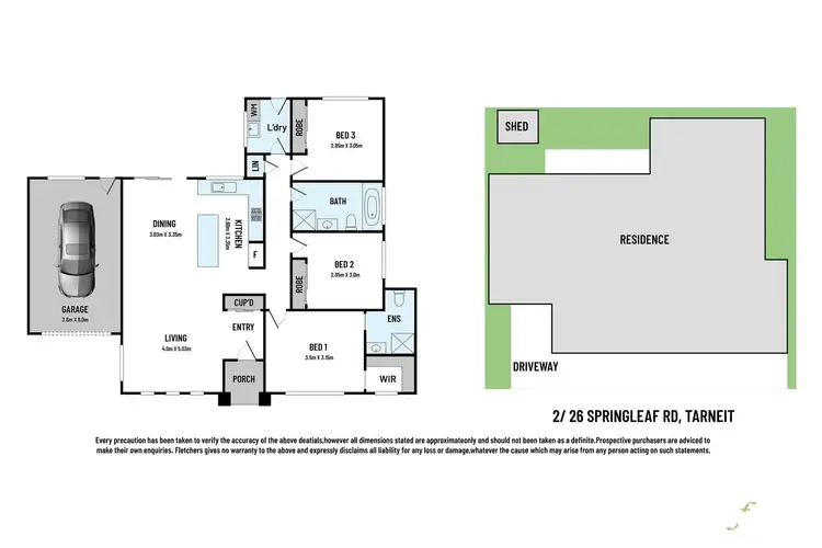 Floorplan of Homely house listing, 2/26 Springleaf Road, Tarneit VIC 3029