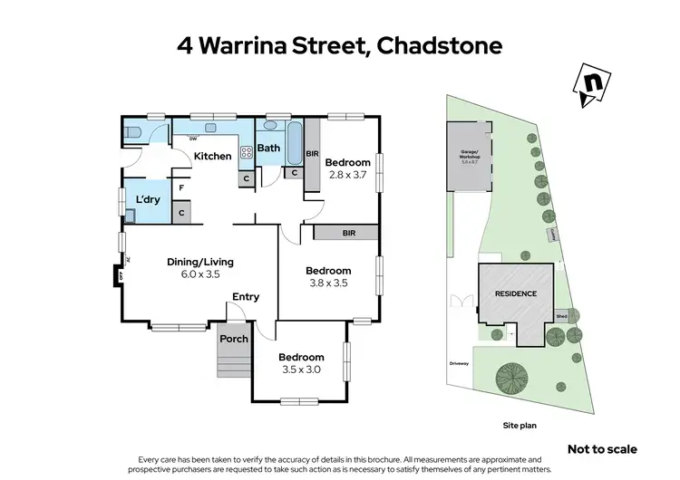 Floorplan of Homely house listing, 4 Warrina Street, Chadstone VIC 3148