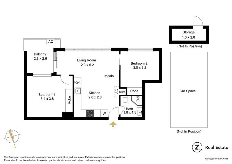 Floorplan of Homely apartment listing, 106/22 Wilma Avenue, Dandenong VIC 3175