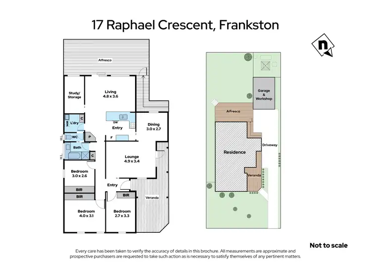 Floorplan of Homely house listing, 17 Raphael Crescent, Frankston VIC 3199