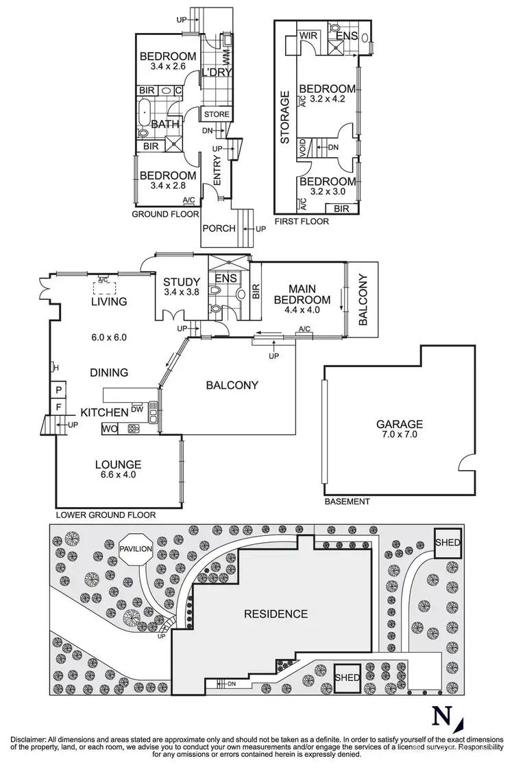 Floorplan of Homely house listing, 11 Allambie Drive, Eltham VIC 3095