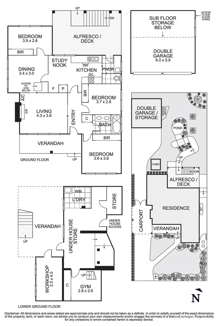 Floorplan of Homely house listing, 53 Broad Gully Road, Diamond Creek VIC 3089