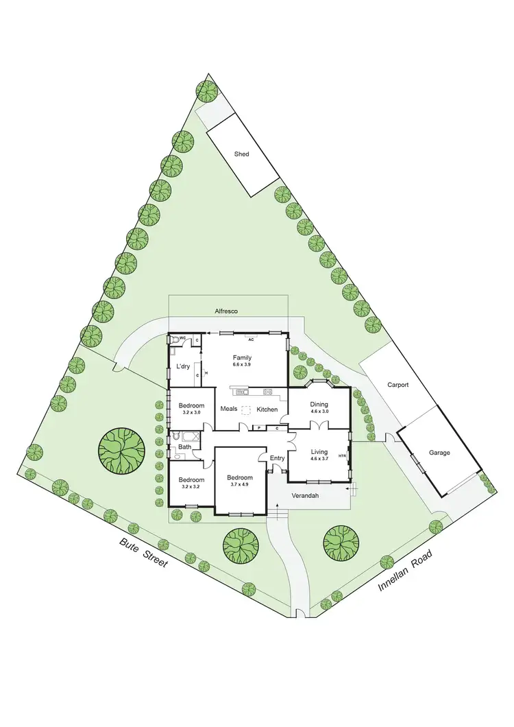Floorplan of Homely house listing, 20 Bute Street, Murrumbeena VIC 3163