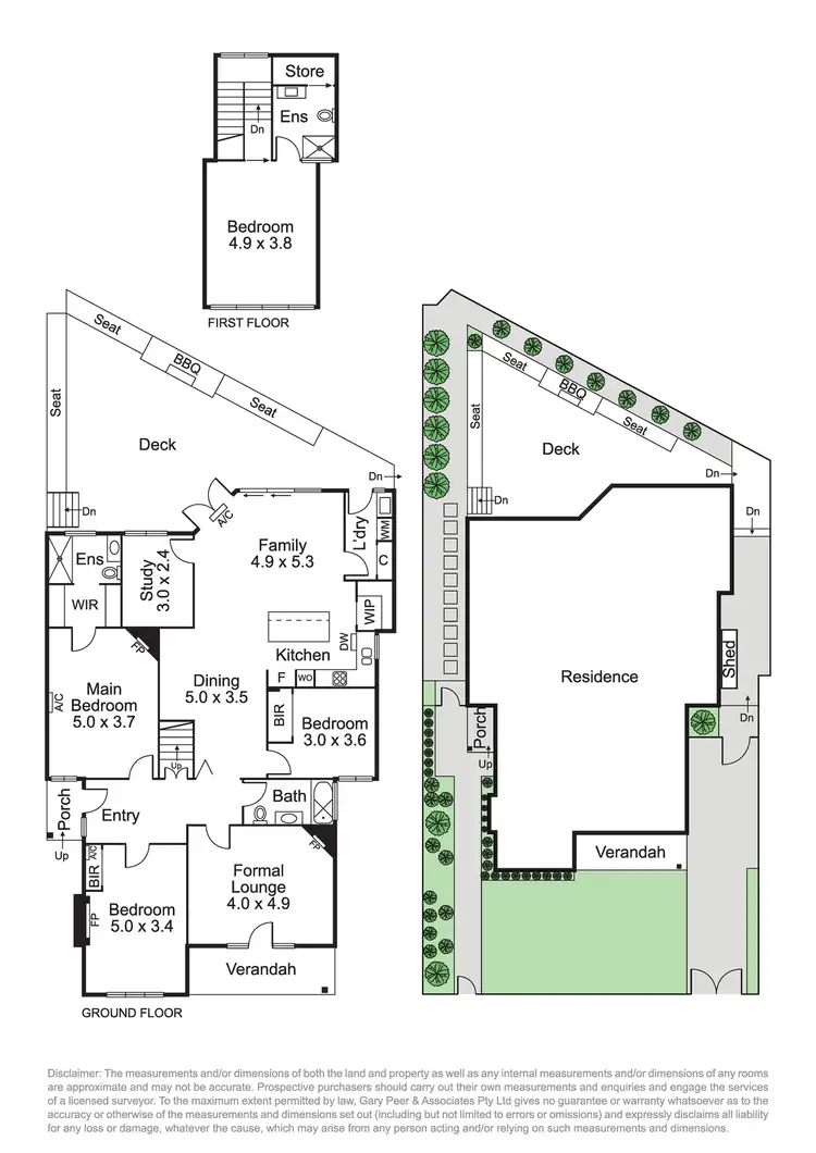Floorplan of Homely house listing, 9 Ripon Grove, Elsternwick VIC 3185