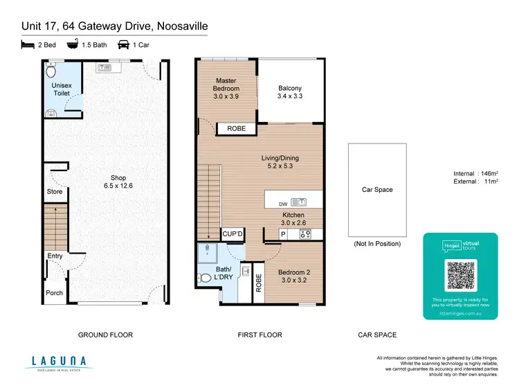 Floorplan of Homely unit listing, 17/64 Gateway Drive, Noosaville QLD 4566