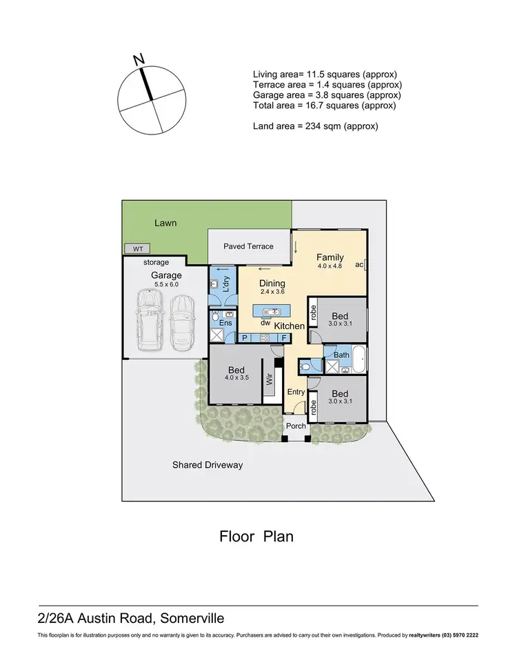 Floorplan of Homely house listing, 2/26A Austin Road, Somerville VIC 3912