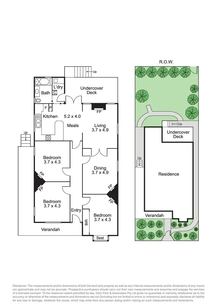Floorplan of Homely house listing, 59 Thistle Street, Brunswick VIC 3056