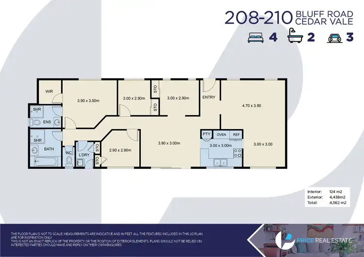 Floorplan of Homely house listing, 208-210 Bluff Road, Cedar Vale QLD 4285