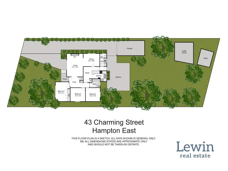 Floorplan of Homely house listing, 43 Charming Street, Hampton East VIC 3188