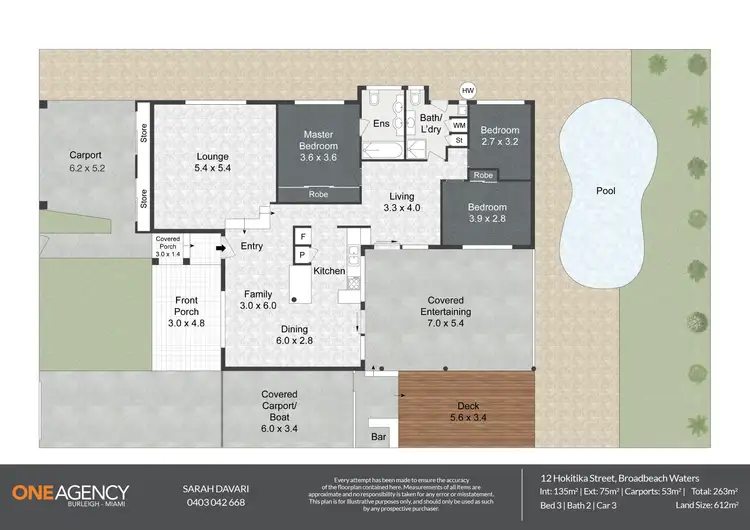 Floorplan of Homely house listing, 12 Hokitika Street, Broadbeach Waters QLD 4218