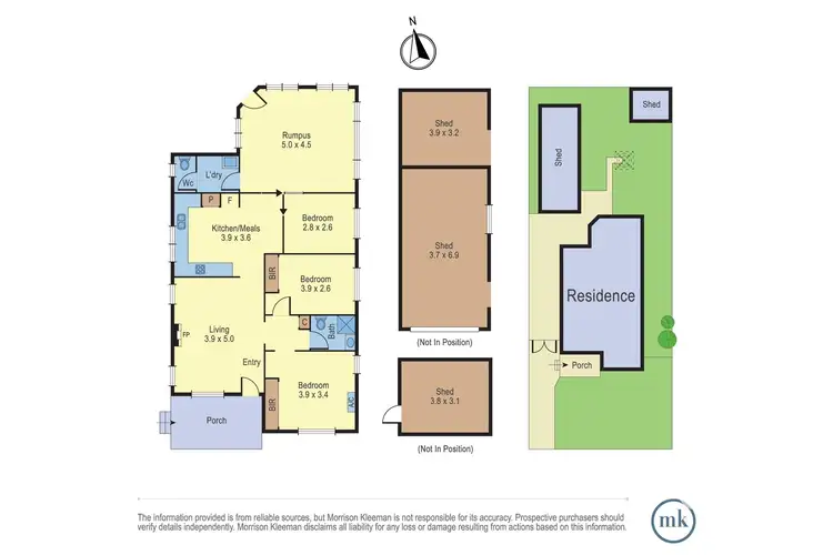 Floorplan of Homely house listing, 8 Daley Street, Glenroy VIC 3046