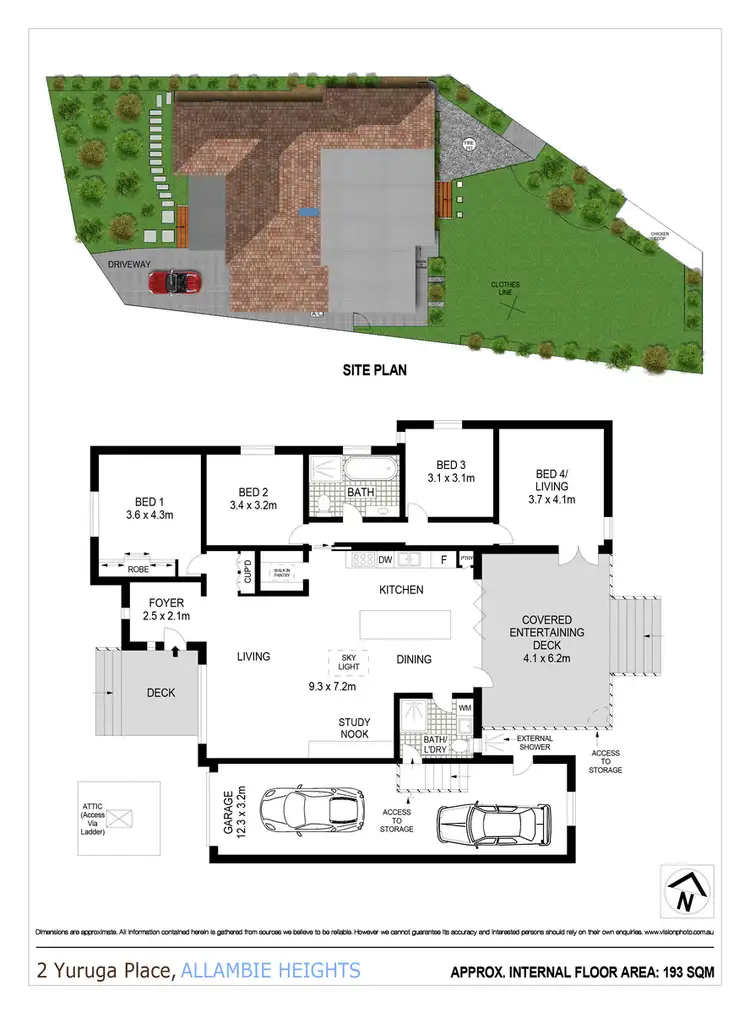 Floorplan of Homely house listing, 2 Yuruga Place, Allambie Heights NSW 2100