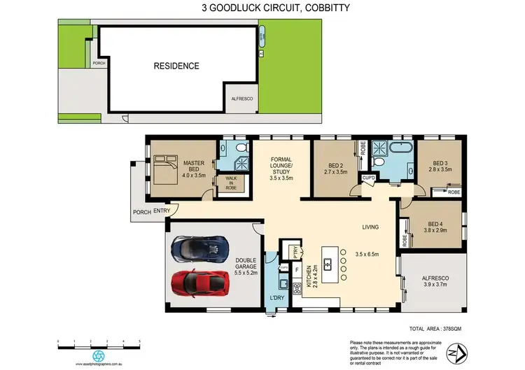 Floorplan of Homely house listing, 3 Goodluck Circuit, Cobbitty NSW 2570