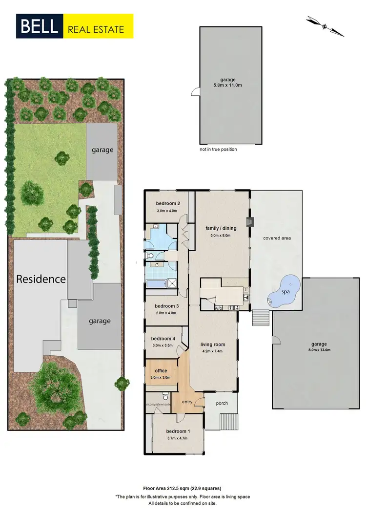 Floorplan of Homely house listing, 8 Gratten Road, Montrose VIC 3765
