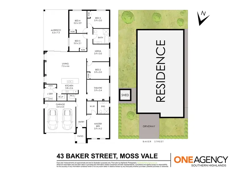 Floorplan of Homely house listing, 43 Baker Street, Moss Vale NSW 2577