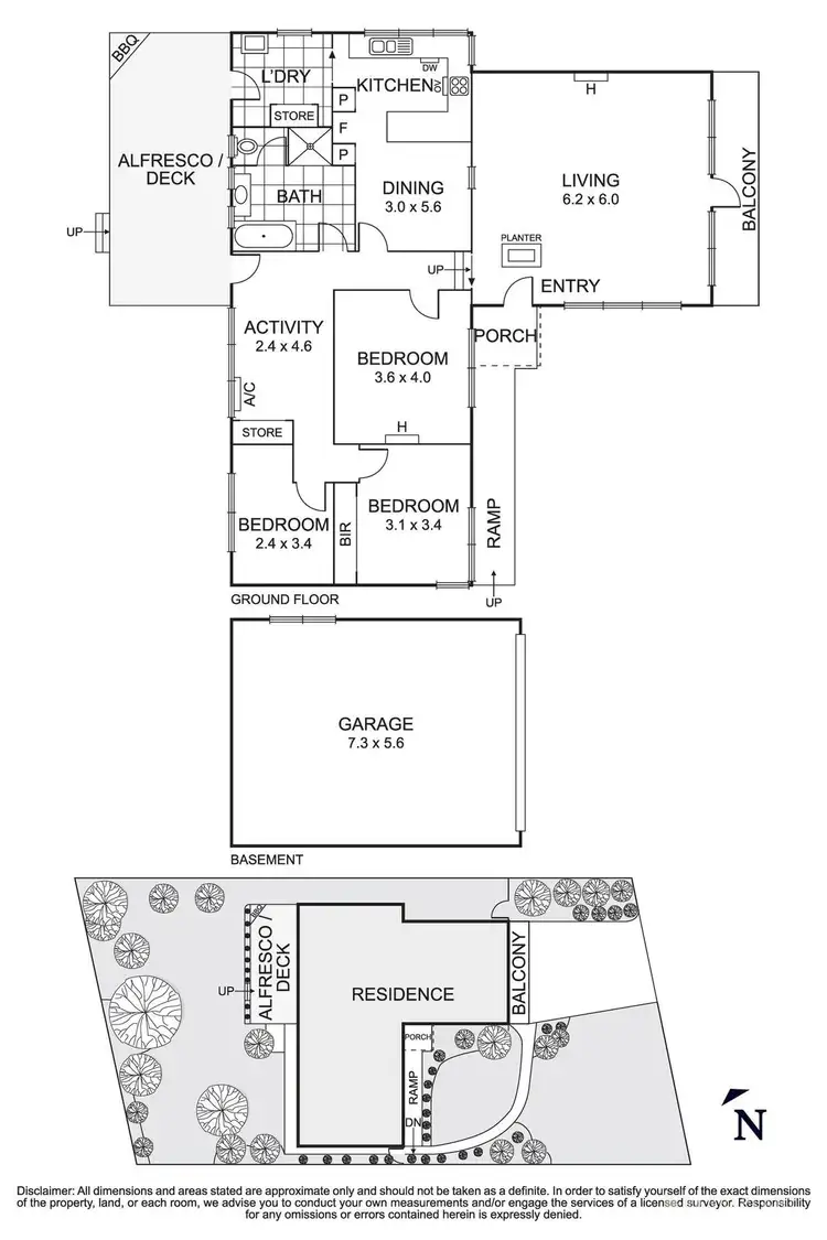 Floorplan of Homely house listing, 11 Rose Avenue, Bulleen VIC 3105