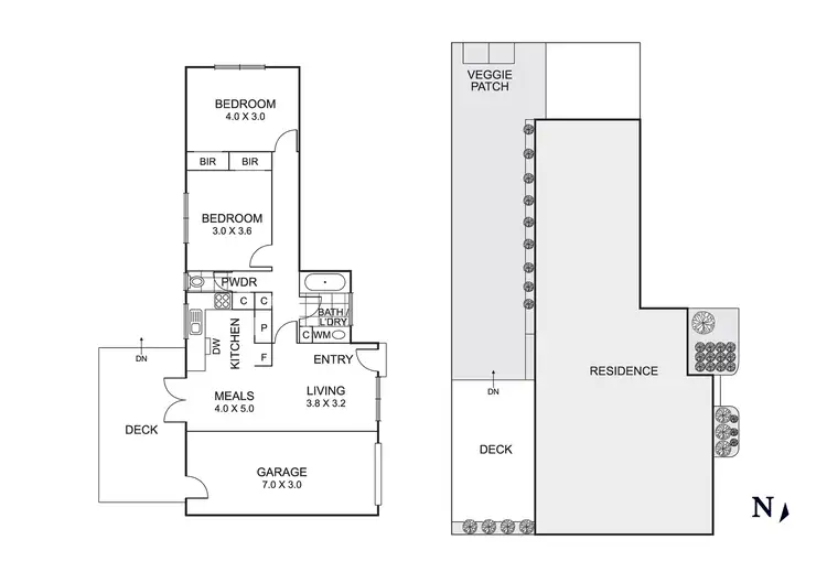 Floorplan of Homely unit listing, 4/6 Crown Avenue, Mordialloc VIC 3195