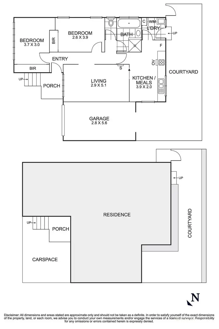 Floorplan of Homely unit listing, 6/380 High Street, Templestowe Lower VIC 3107
