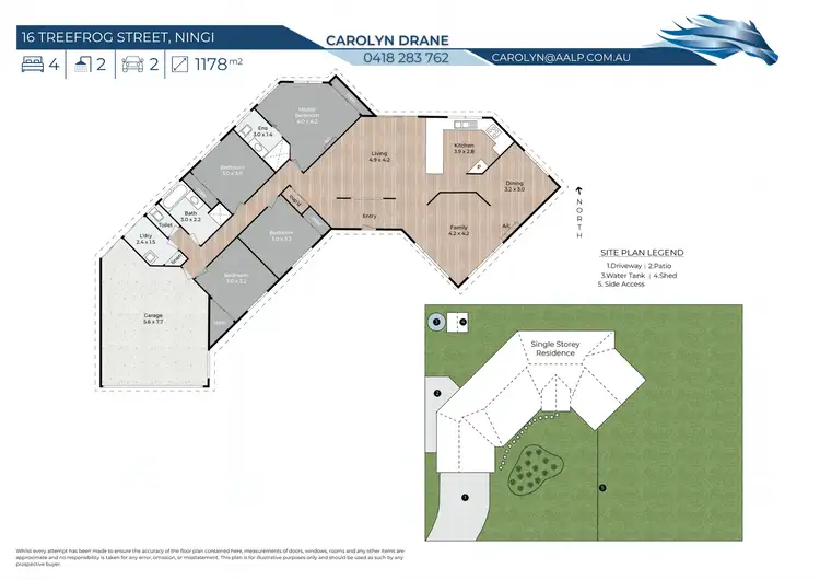Floorplan of Homely house listing, 16 Treefrog Street, Ningi QLD 4511