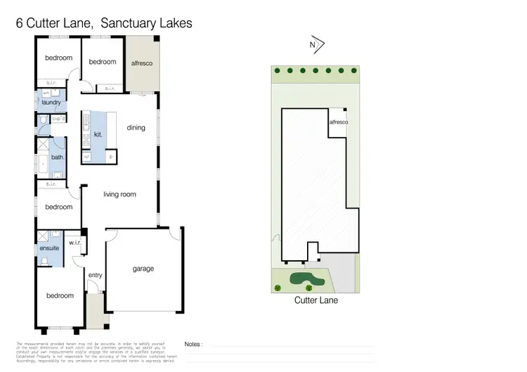 Floorplan of Homely house listing, 6 Cutter Lane, Sanctuary Lakes VIC 3030