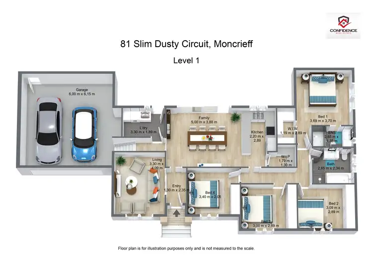 Floorplan of Homely house listing, 81 Slim Dusty Circuit, Moncrieff ACT 2914