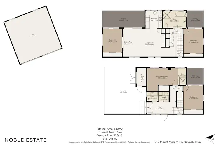 Floorplan of Homely house listing, 310 Mount Mellum Road, Mount Mellum QLD 4550