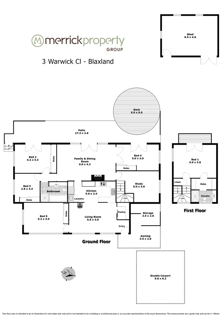 Floorplan of Homely house listing, 3 Warwick Close, Blaxland NSW 2774