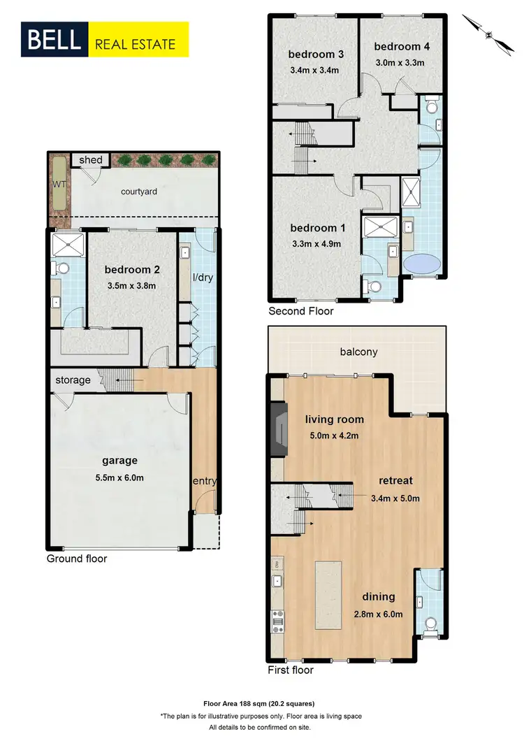 Floorplan of Homely house listing, 7/1A Pine Road, Bayswater VIC 3153