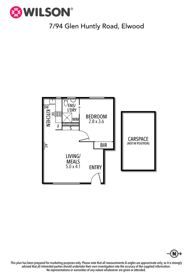 Floorplan of Homely apartment listing, 7/94 Glen Huntly Road, Elwood VIC 3184