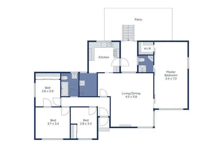 Floorplan of Homely house listing, 10 Edward Street, Bayswater VIC 3153