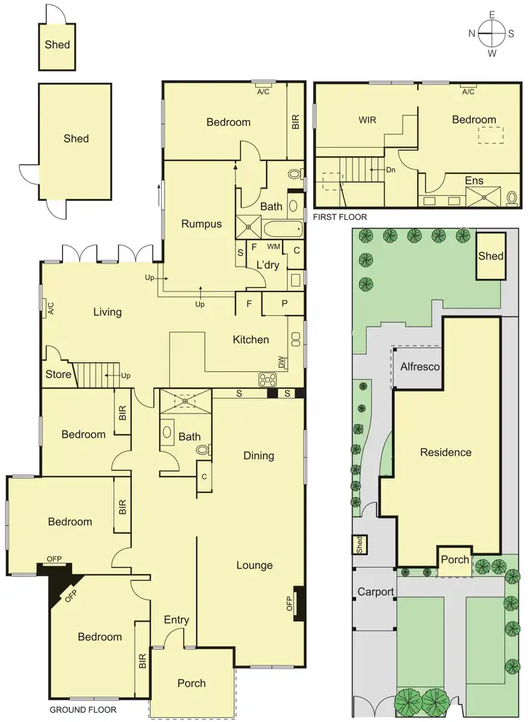 Floorplan of Homely house listing, 18 Gardenia Road, Gardenvale VIC 3185
