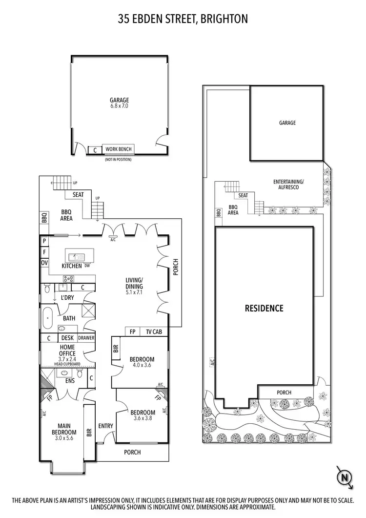 Floorplan of Homely house listing, 35 Ebden Street, Brighton VIC 3186