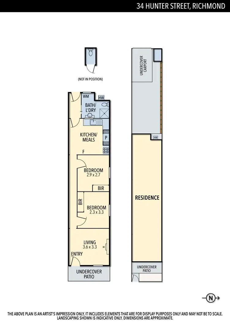 Floorplan of Homely house listing, 34 Hunter Street, Richmond VIC 3121