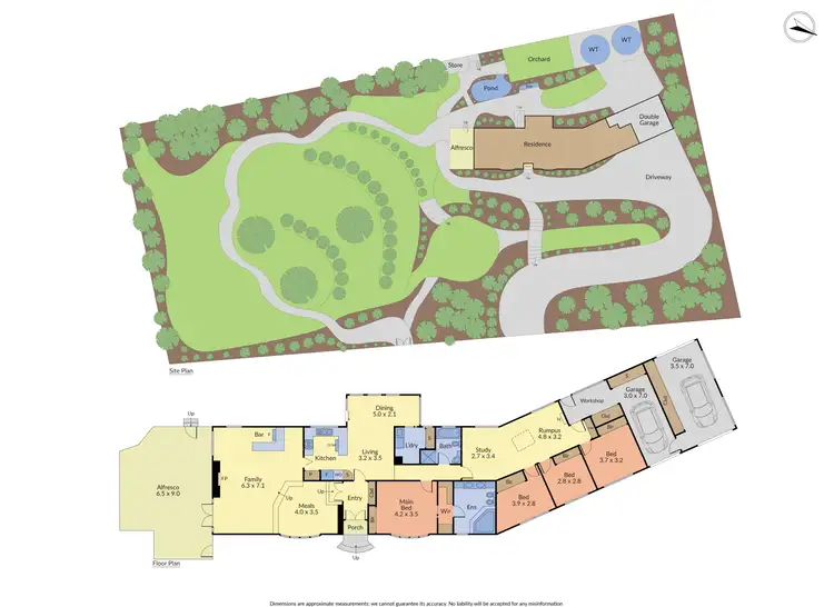 Floorplan of Homely house listing, 6 Mizmaze Road, Sherbrooke VIC 3789