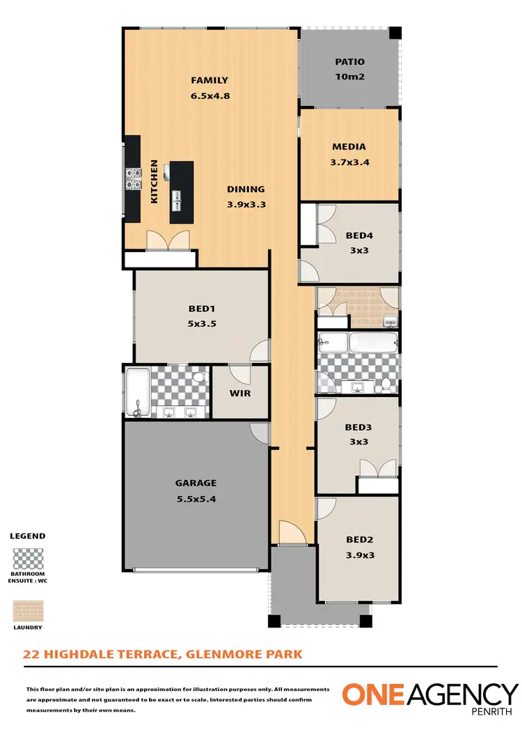 Floorplan of Homely house listing, 22 Highdale Terrace, Glenmore Park NSW 2745