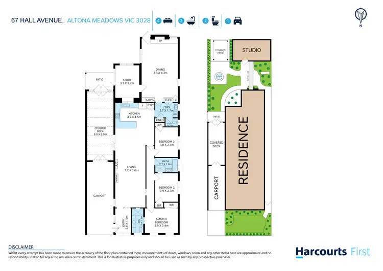 Floorplan of Homely house listing, 67 Hall Avenue, Altona Meadows VIC 3028