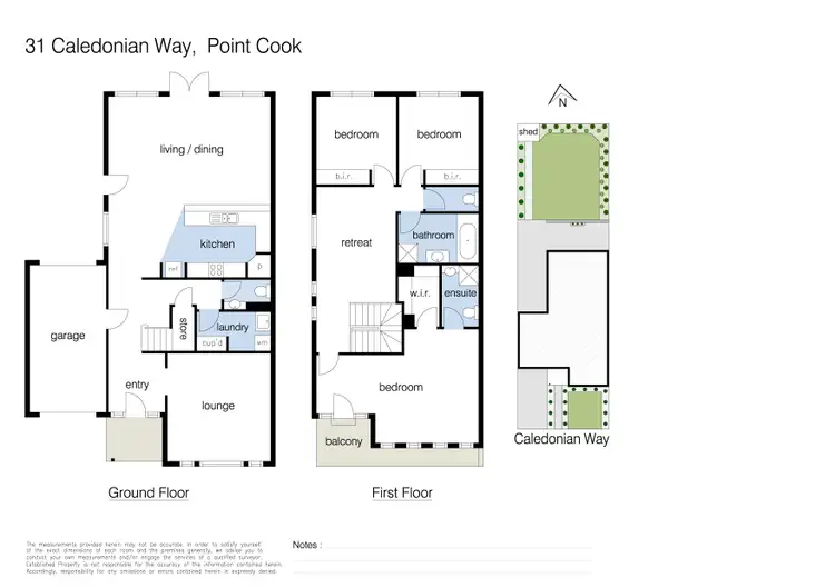 Floorplan of Homely house listing, 31 Caledonian Way, Point Cook VIC 3030