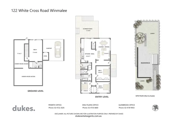Floorplan of Homely house listing, 122 White Cross Road, Winmalee NSW 2777