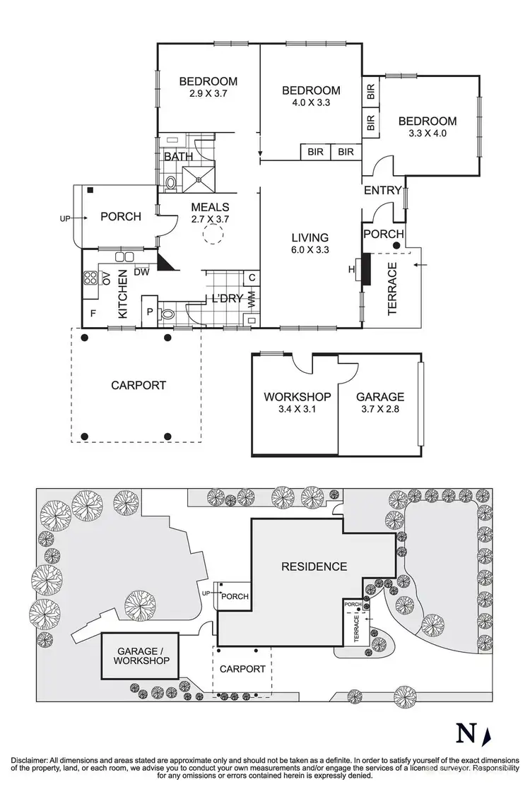 Floorplan of Homely house listing, 21 Poplar Crescent, Bellfield VIC 3081