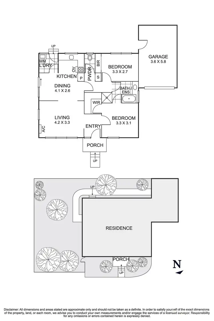 Floorplan of Homely unit listing, 1/6-8 Wetherby Road, Doncaster VIC 3108