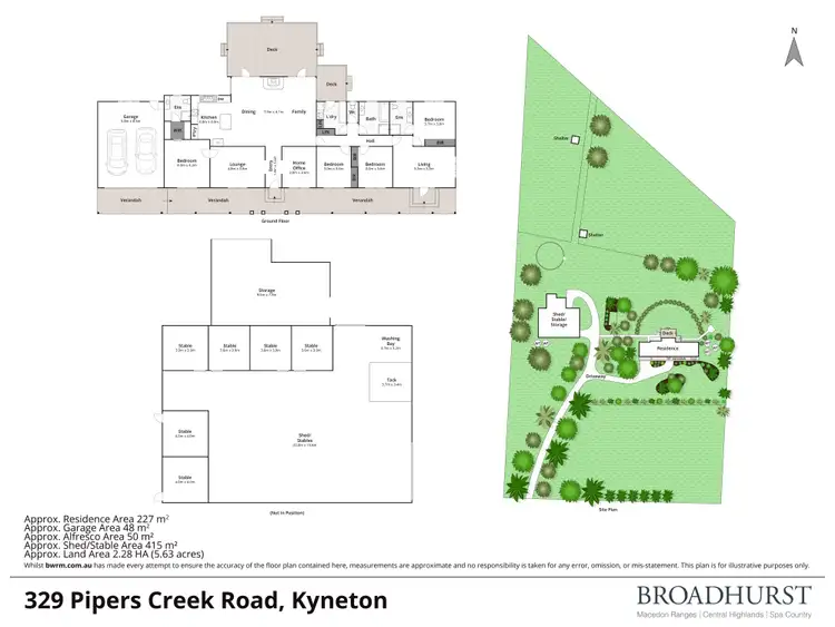 Floorplan of Homely house listing, 329 Pipers Creek Road, Kyneton VIC 3444