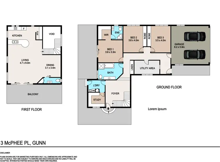 Floorplan of Homely house listing, 3 McPhee Place, Gunn NT 832