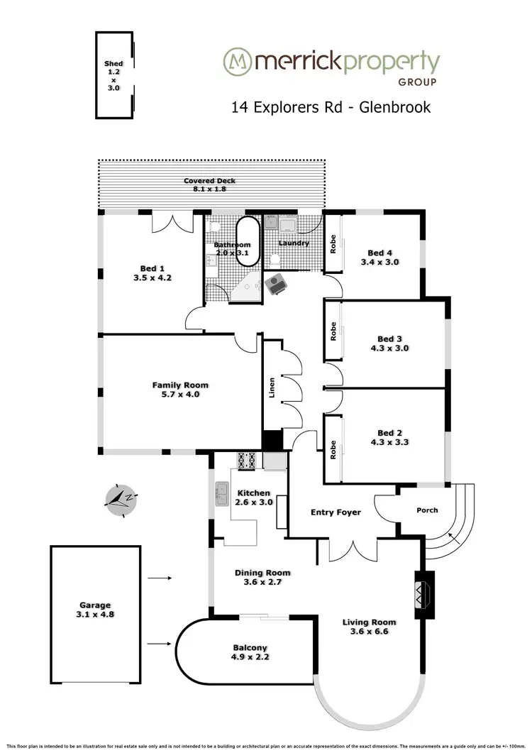 Floorplan of Homely house listing, 14 Explorers Road, Glenbrook NSW 2773