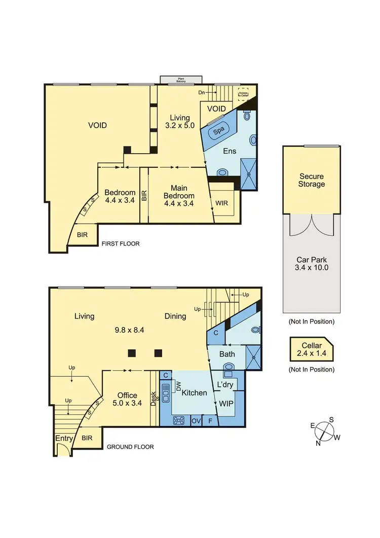 Floorplan of Homely apartment listing, 2/15 Guildford Lane, Melbourne VIC 3000