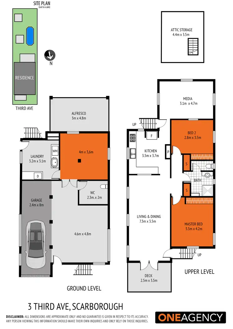 Floorplan of Homely house listing, 3 Third Avenue, Scarborough QLD 4020