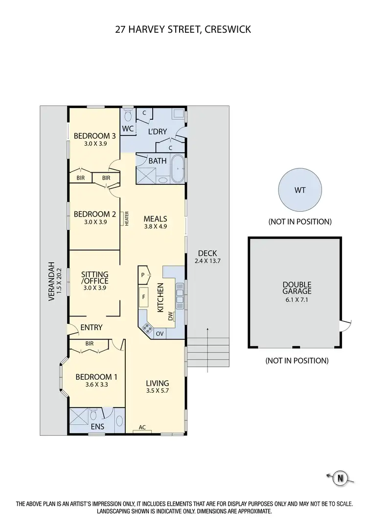 Floorplan of Homely house listing, 27 Harvey Street, Creswick VIC 3363