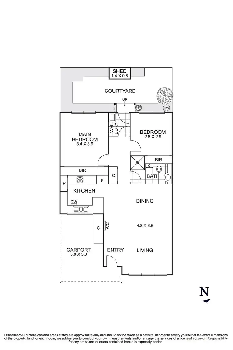 Floorplan of Homely unit listing, 28/28-30 Mitcham Road, Donvale VIC 3111